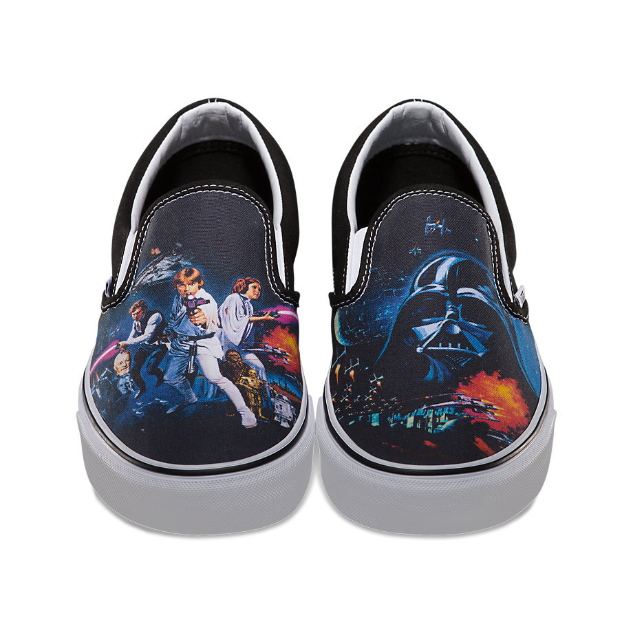 vans slip on star wars